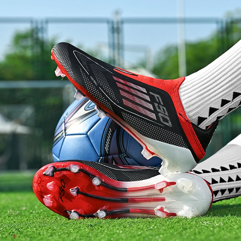 Soccer Cleats - Men's Laceless FG/TF Shoes