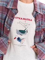 Duck Print Oversized Cotton T-Shirt – Loose Fit - product view 21