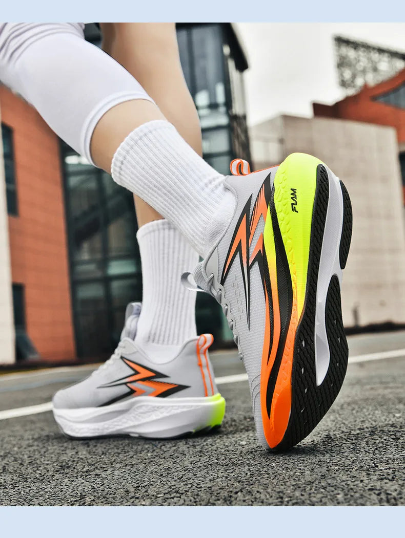 Men's Running Shoes - Air-Mesh Athletic Pair