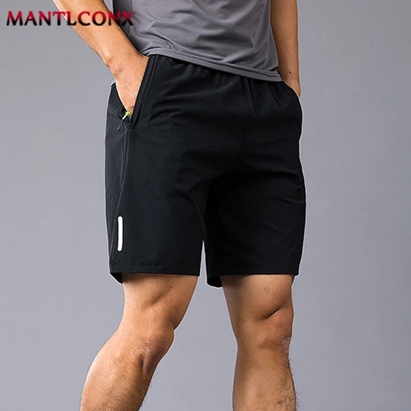 Men's Running Shorts - Lightweight Elastic-Waist Pair