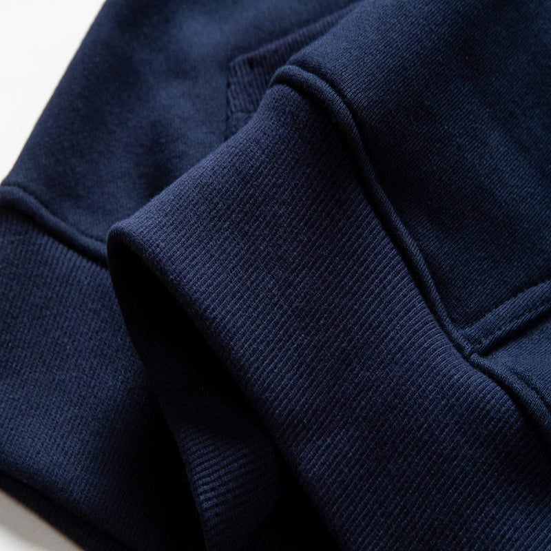 Men's Hoodie - Cotton-Blend Casual Pullover