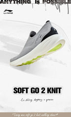 Men's Walking Shoes - Slip-On Knit Pair