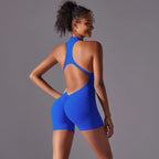 Women's Gym Jumpsuit – Backless Push – Up Style