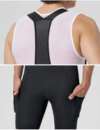 Men's Cycling Bib Shorts - Nylon Stretch Riding Shorts