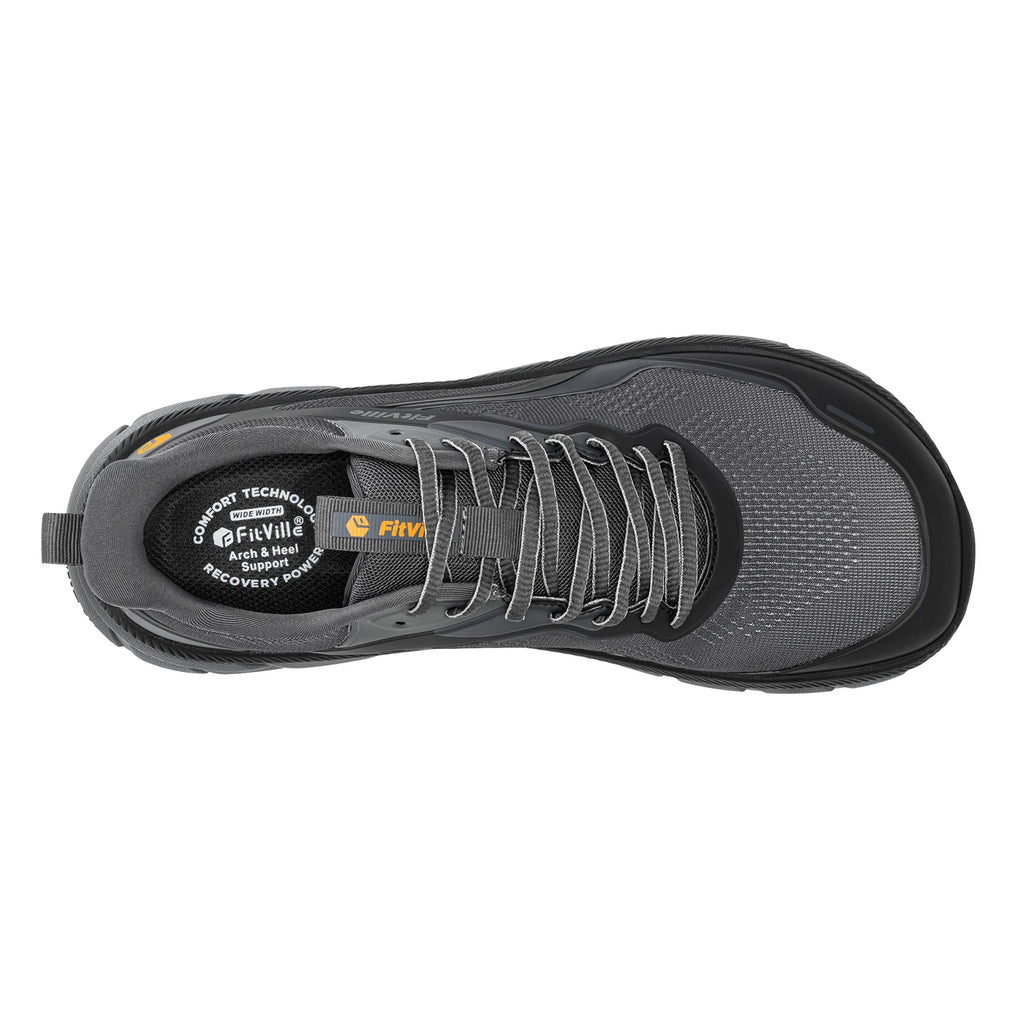 Men's Walking Shoes - Wide Toe-Box Mesh Sneakers
