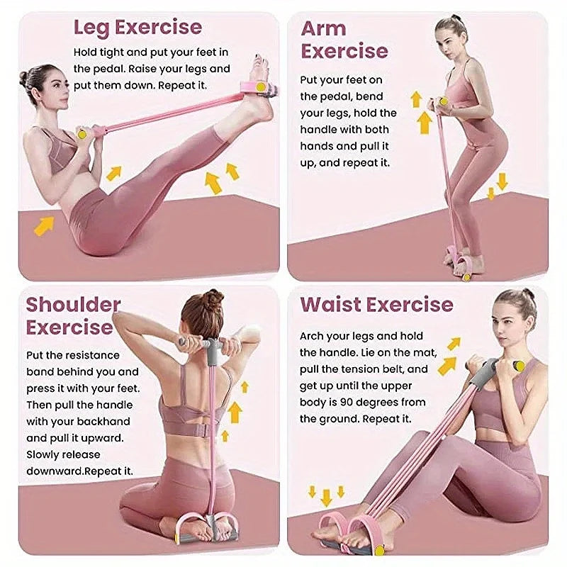 Resistance Band Set - Six-Tube Exercise Trainer
