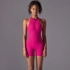Women's Gym Jumpsuit – Backless Push – Up Style