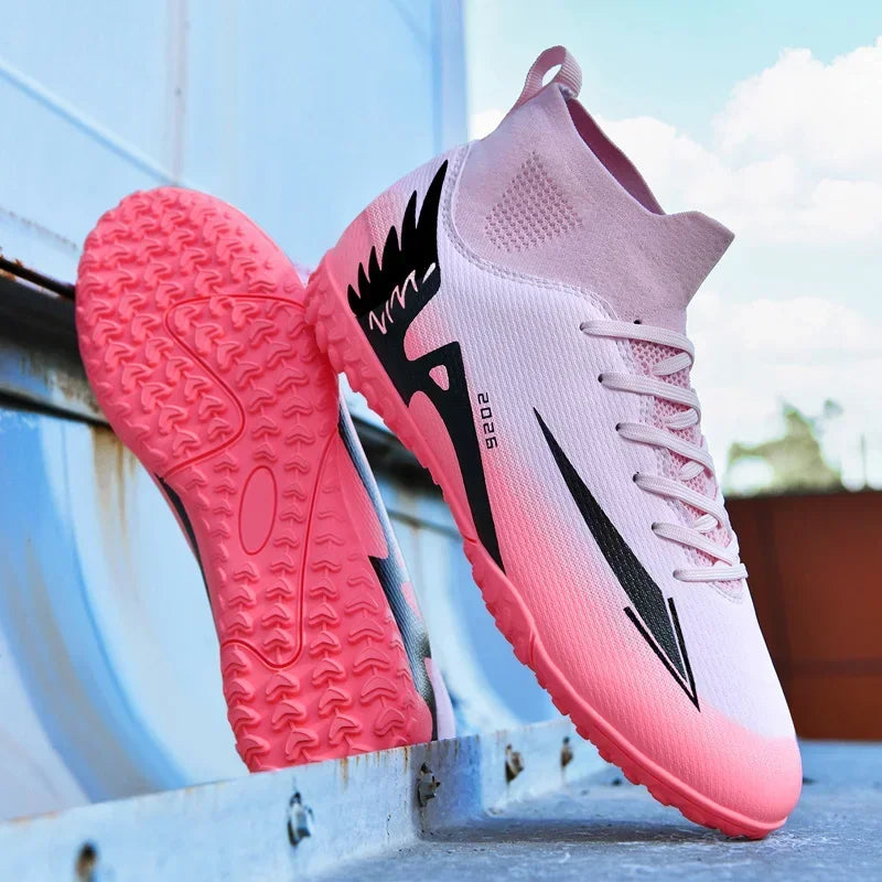 Soccer Shoes - Men's High-Ankle Futsal Shoes