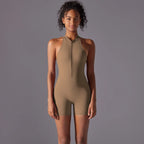 Women's Gym Jumpsuit – Backless Push – Up Style