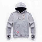 Men's Hoodie - Cotton-Blend Casual Pullover