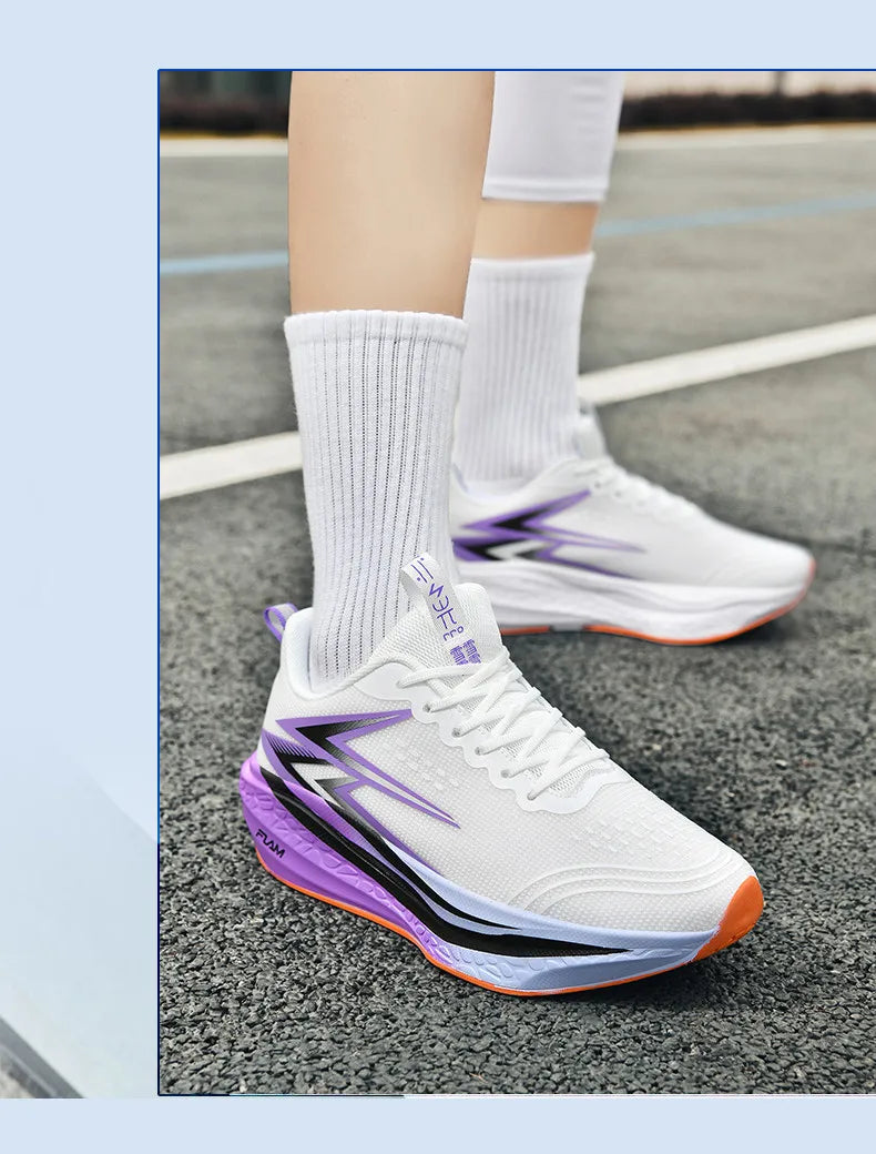 Men's Running Shoes - Air-Mesh Athletic Pair
