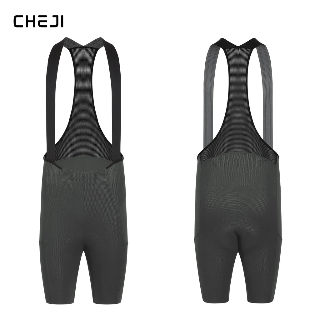 Men's Cycling Bib Shorts - Nylon Stretch Riding Shorts