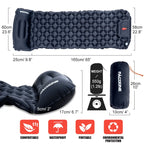Camping Sleeping Pad - Inflatable TPU Nylon Mat