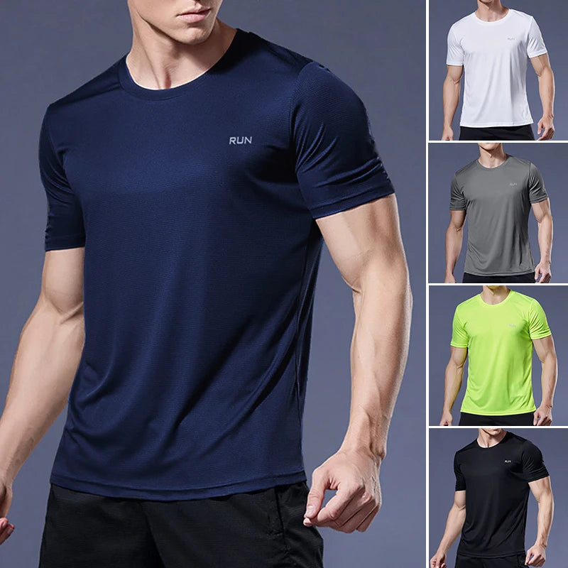 Men's Training T-Shirt - Quick-Dry Sports Jersey