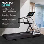Gym Floor Tiles - 16-Piece Interlocking Set