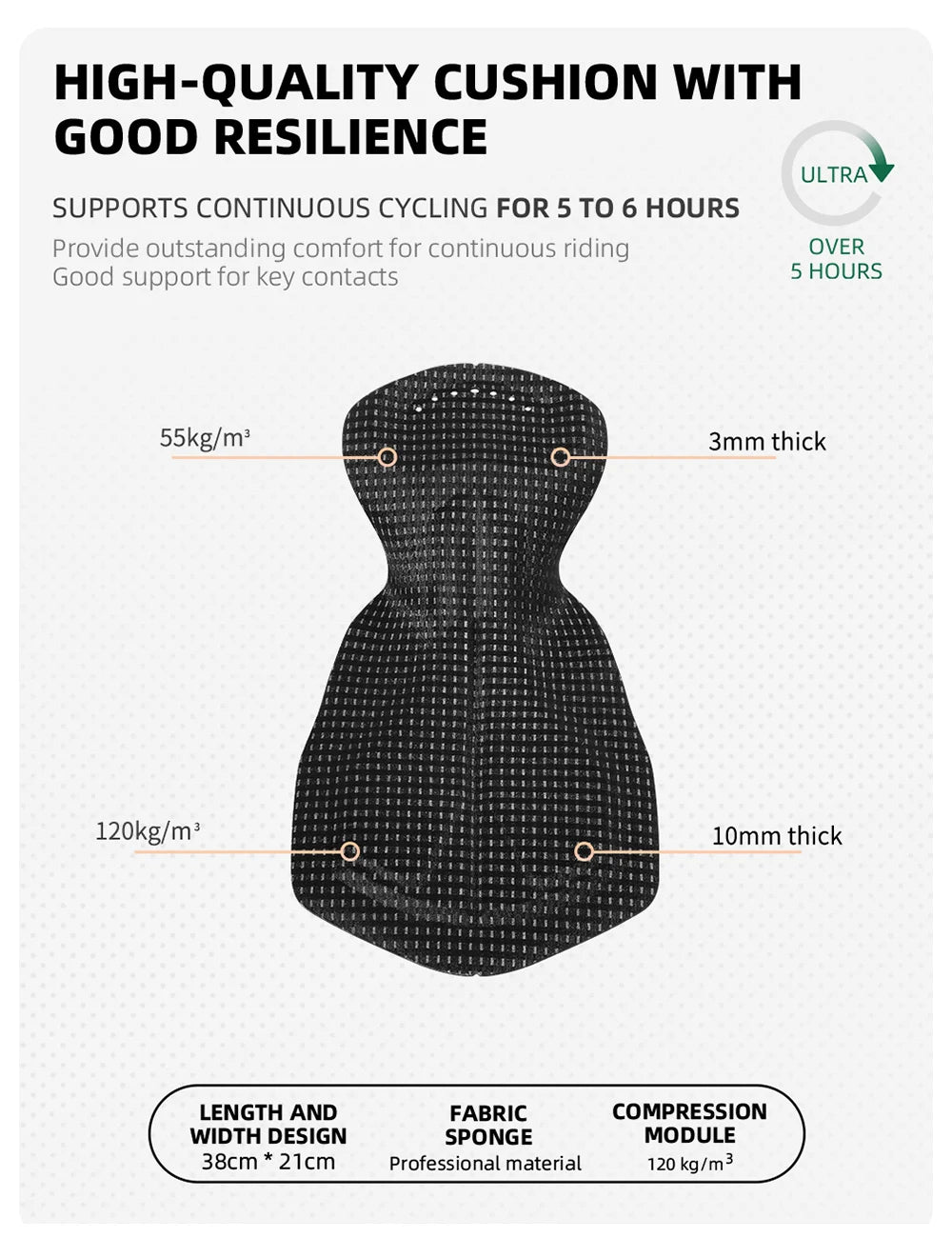 Men's Cycling Bib Shorts - Nylon Stretch Riding Shorts