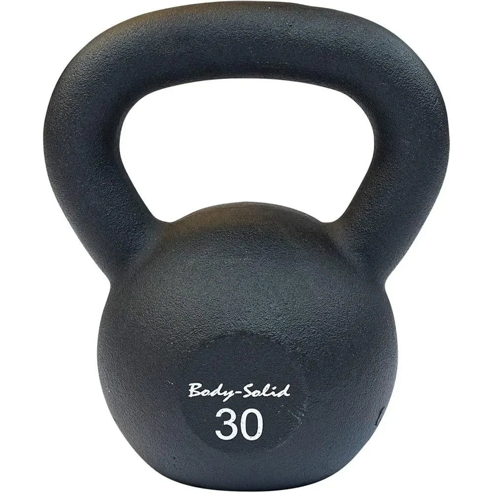 Kettlebell - Matte Black Weightlifting Weight - product view 3