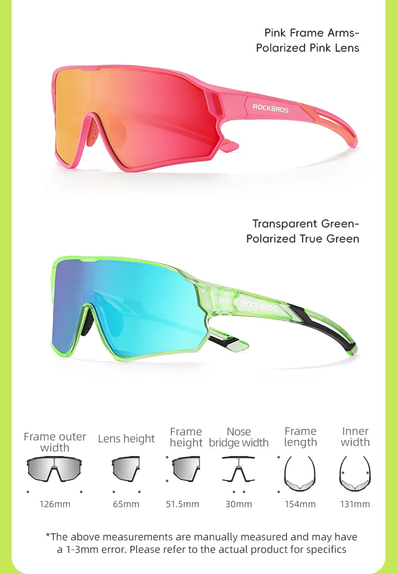 Kids Cycling Sunglasses - Photochromic and Polarized Options