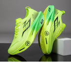 Men's Running Shoes - Air-Mesh Lace-Up Pair