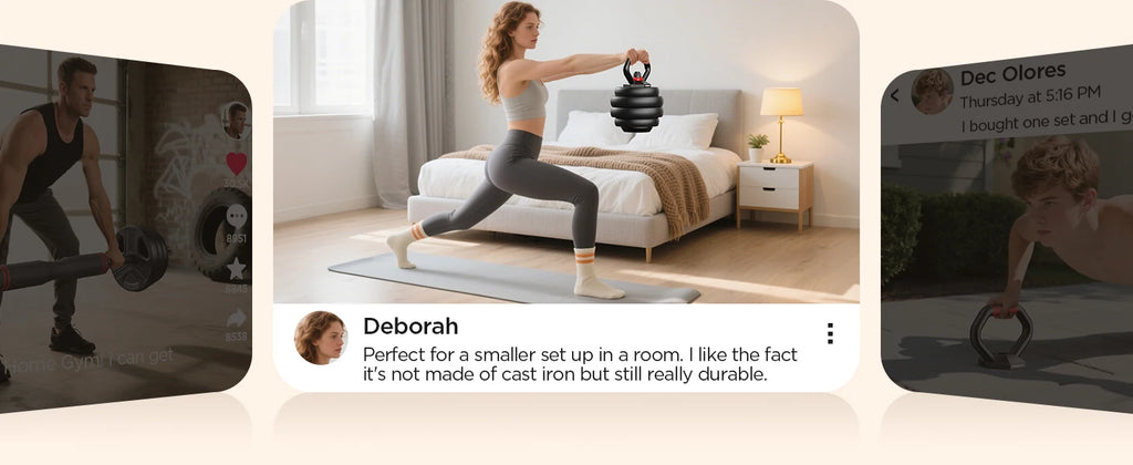 Adjustable Weight Set - 5-in-1 Free Weight System