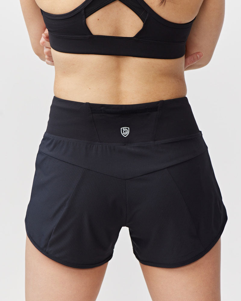 Sheva Women's High Rise Running Shorts - product view 4