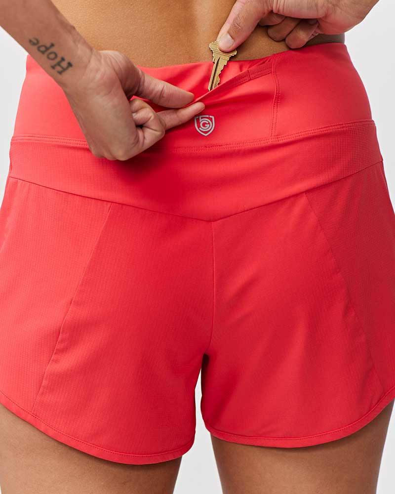 Sheva Women's High Rise Running Shorts - product view 22