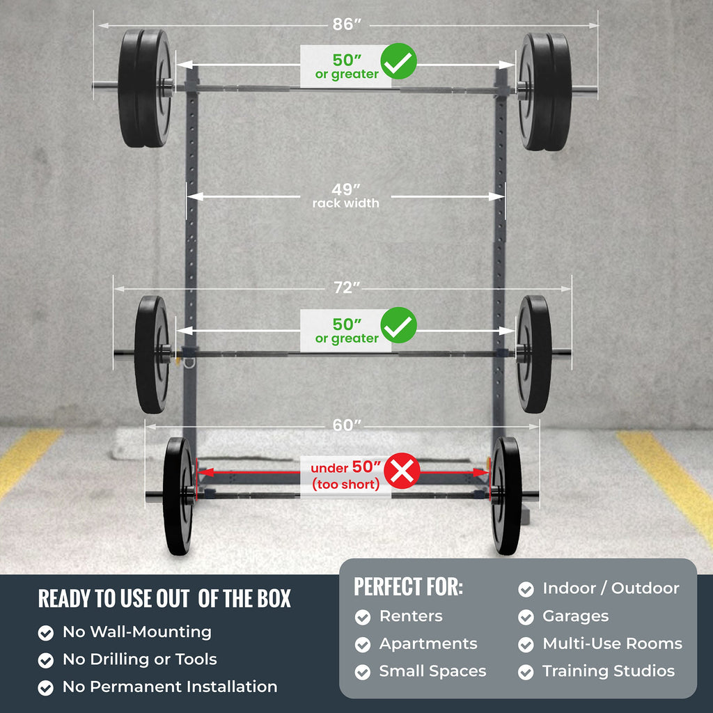 Squat Rack – Folding Portable Strength Rack