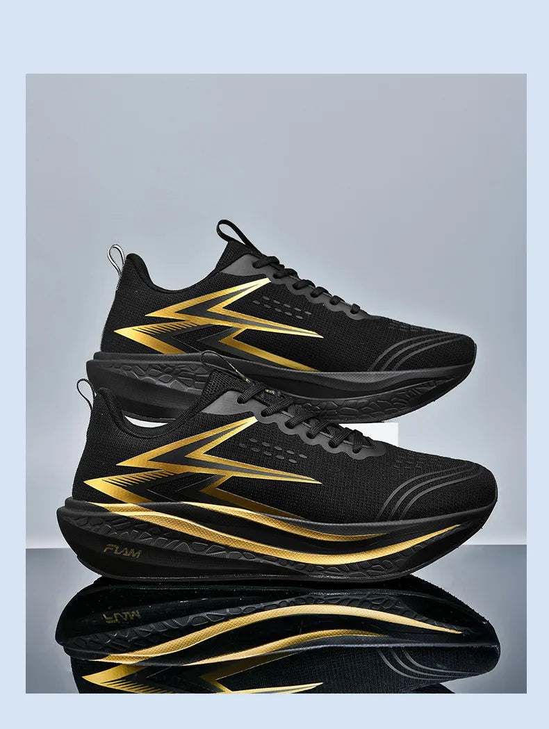 Men's Running Shoes - Air-Mesh Athletic Pair