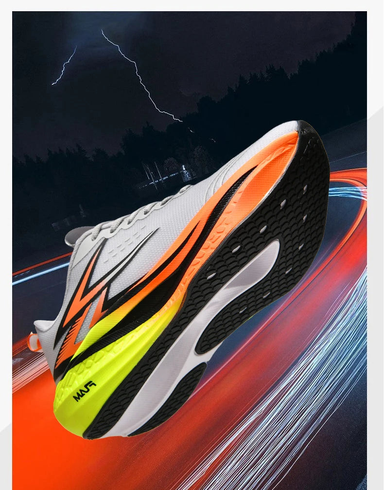 Men's Running Shoes - Air-Mesh Athletic Pair