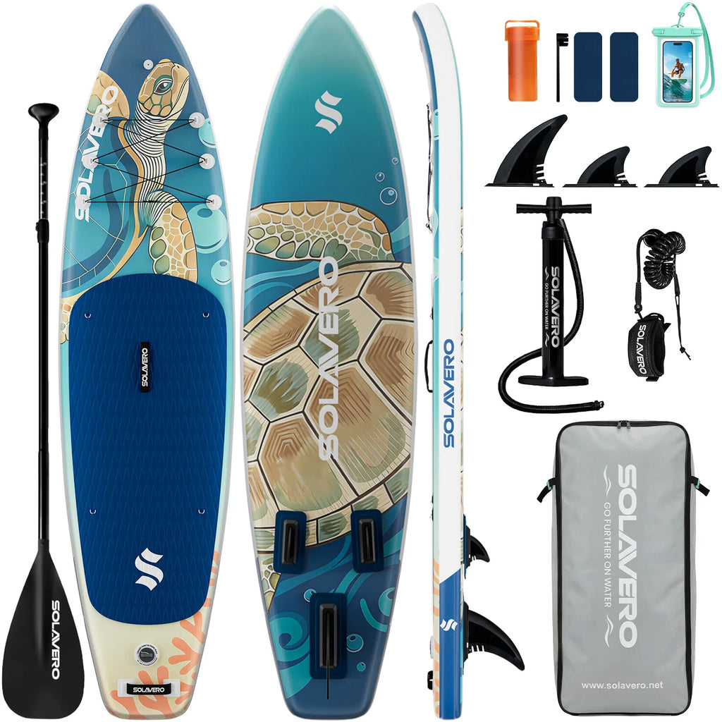 Inflatable Paddle Board - EVA Deck SUP Set