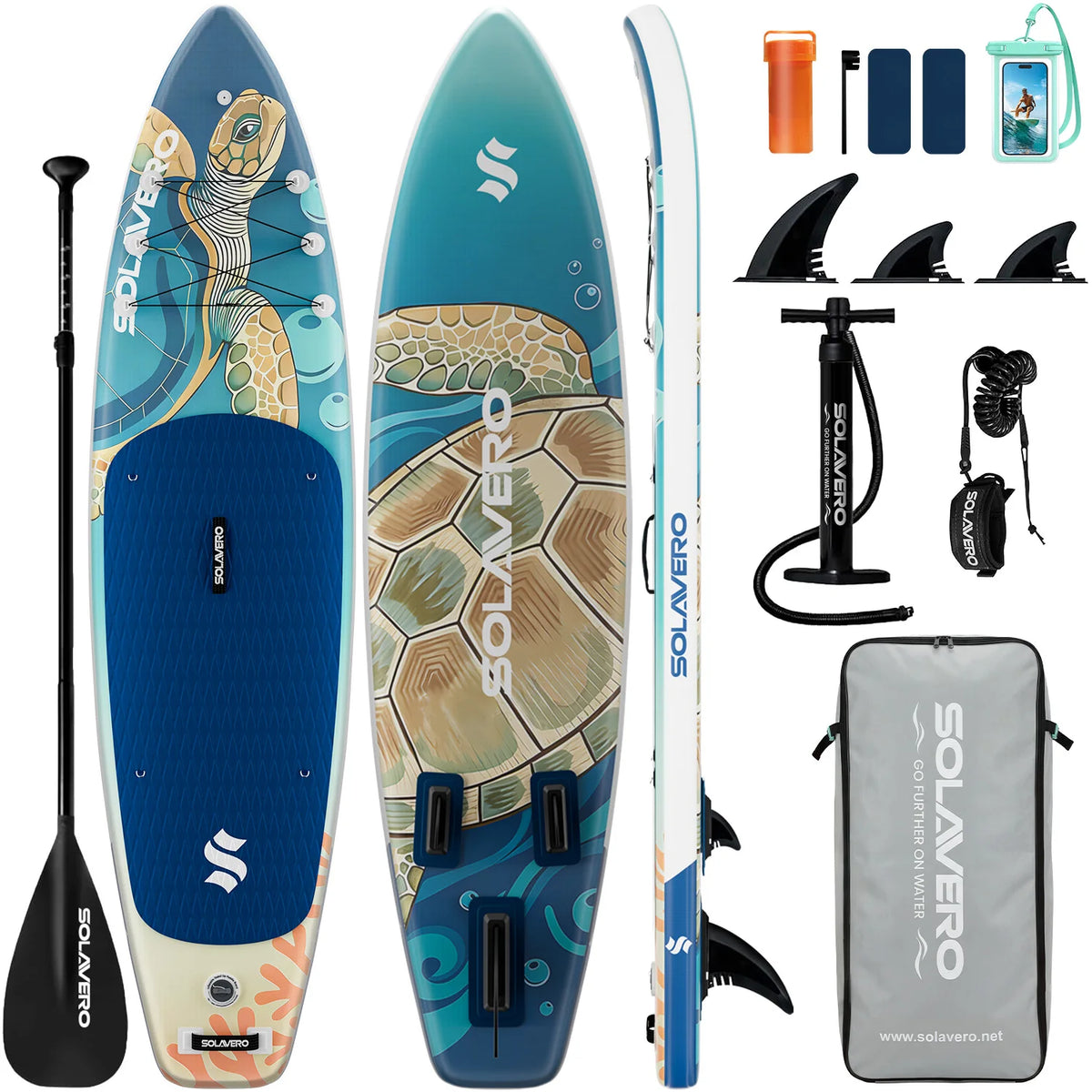 Inflatable Paddle Board - EVA Deck SUP Set
