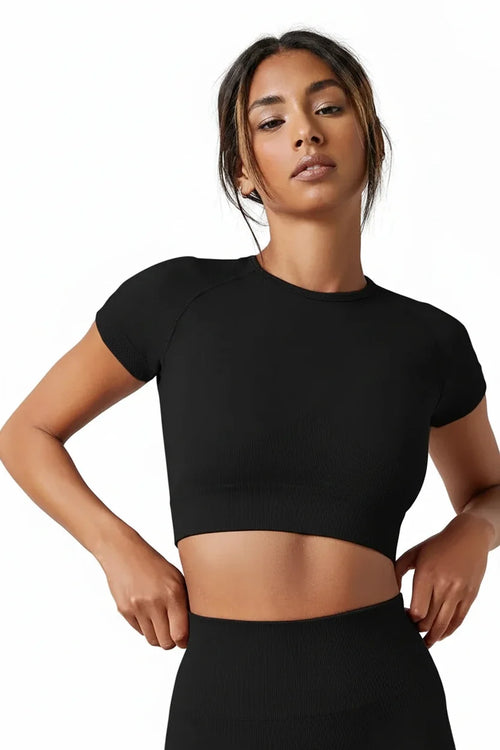Activewear Top – Seamless Yoga & Running
