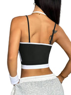 Women's Workout Top – Supportive Color Block