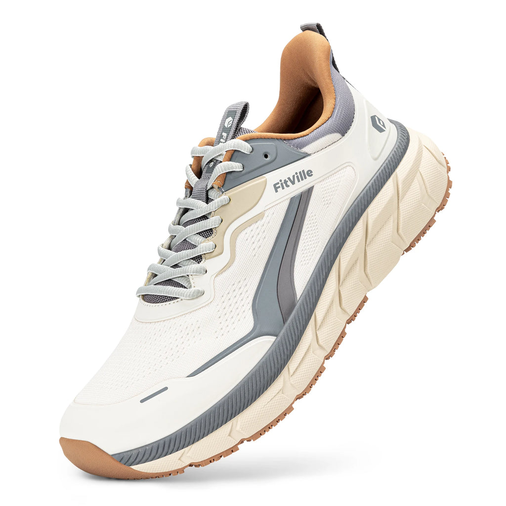 Men's Walking Shoes - Wide Toe-Box Mesh Sneakers