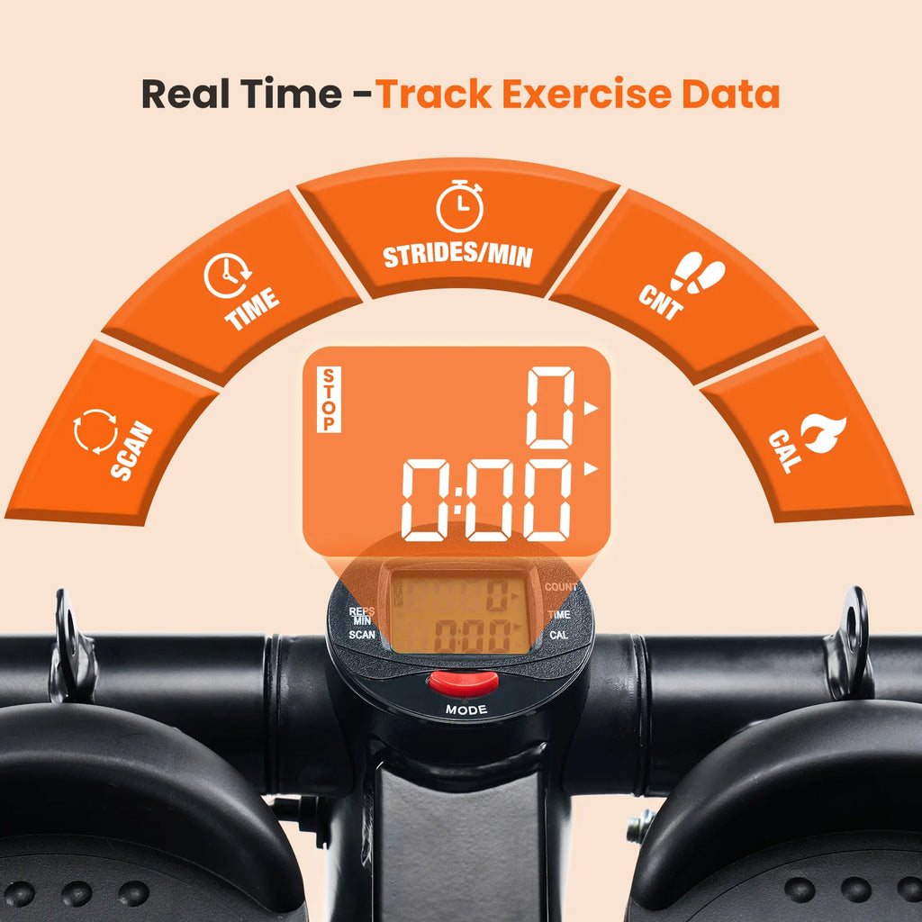 Mini Stepper - Resistance-Band Cardio Trainer