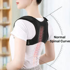 Back Support Brace - Adjustable Strap Design