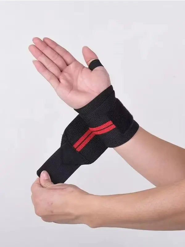 Wrist Wraps - Adjustable Weightlifting Support Pair