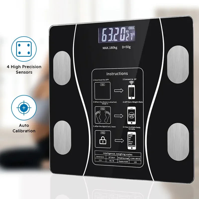 Smart Body Fat Scale – Digital Bathroom Scale - product view 1