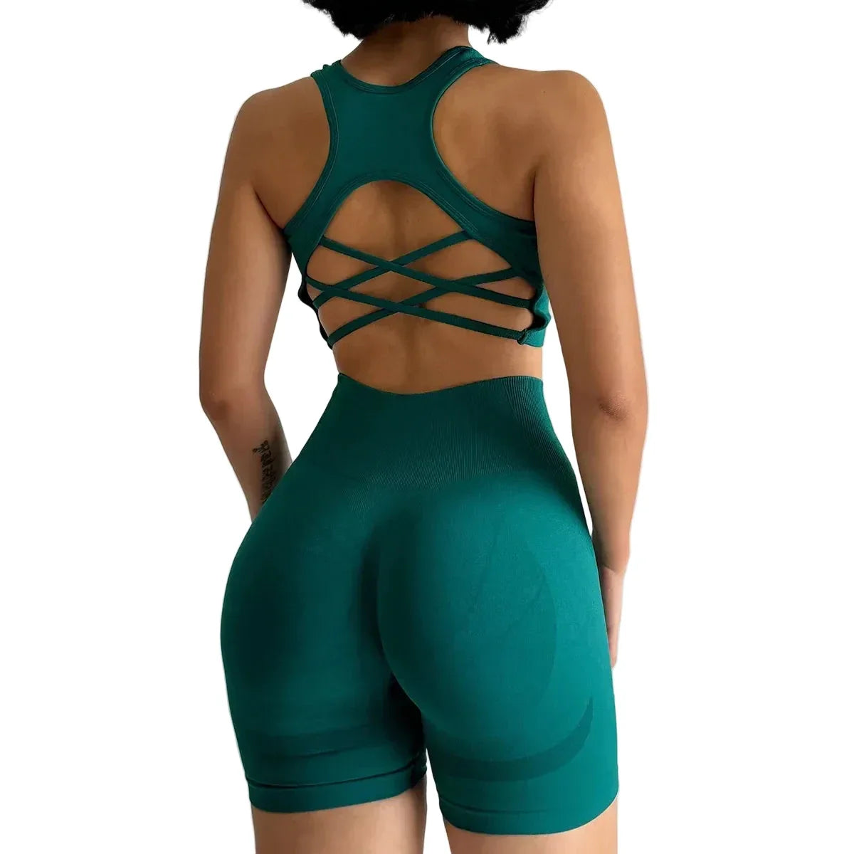 Women's Workout Set – High – Waist Seamless