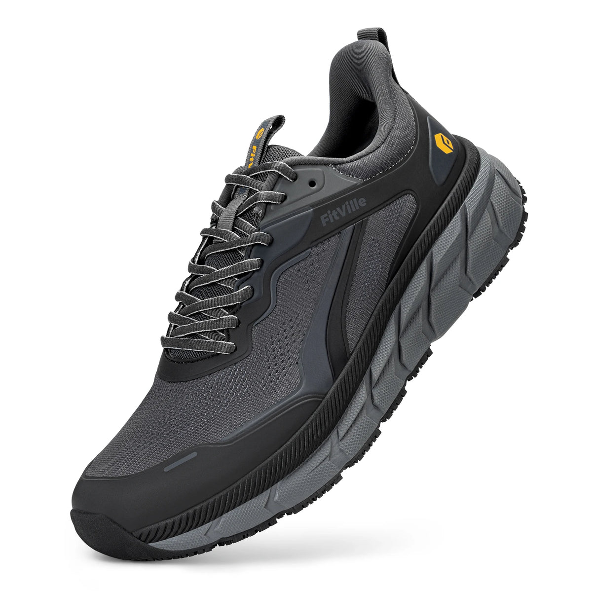 Men's Walking Shoes - Wide Toe-Box Mesh Sneakers