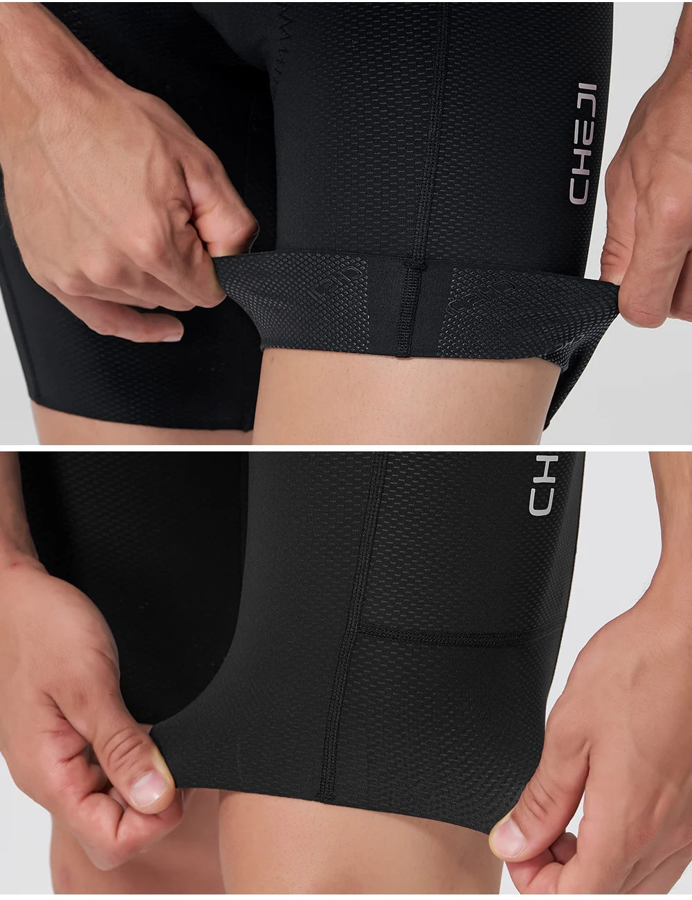 Men's Cycling Bib Shorts - Nylon Stretch Riding Shorts