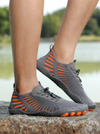 Men's Water Shoes - Mesh Lace-Up Aqua Shoes
