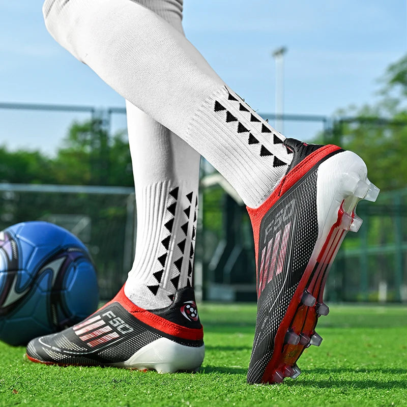 Soccer Cleats - Men's Laceless FG/TF Shoes