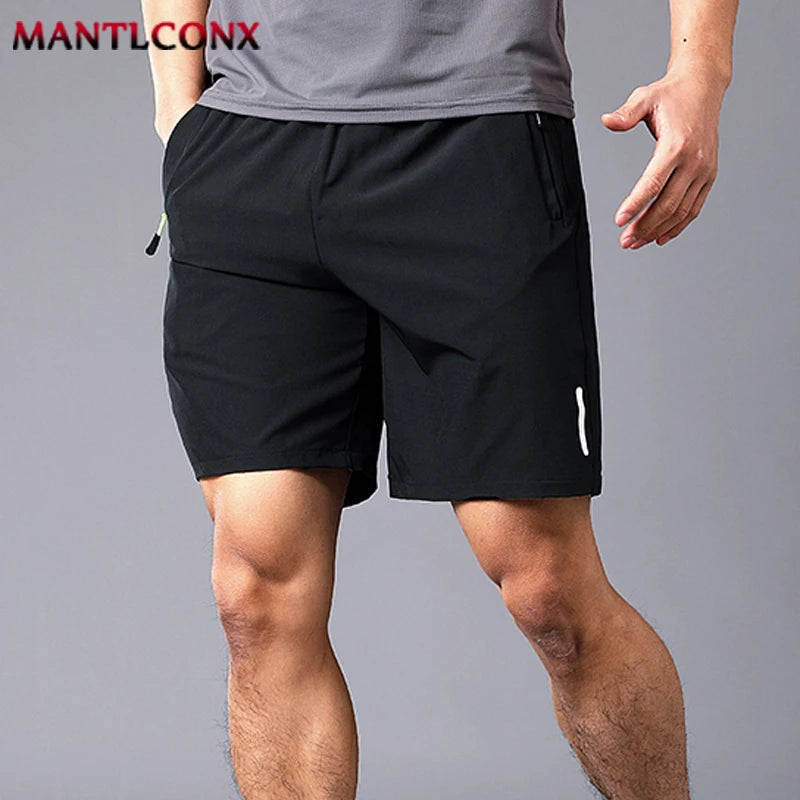 Men's Running Shorts - Lightweight Elastic-Waist Pair