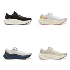 Men's Running Shoes - Air-Mesh Lace-Up Pair