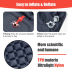 Camping Sleeping Pad - Inflatable TPU Nylon Mat