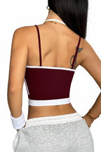Women's Workout Top – Supportive Color Block