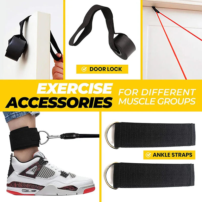 Resistance Band Set - 11-Piece Multi-Level Kit