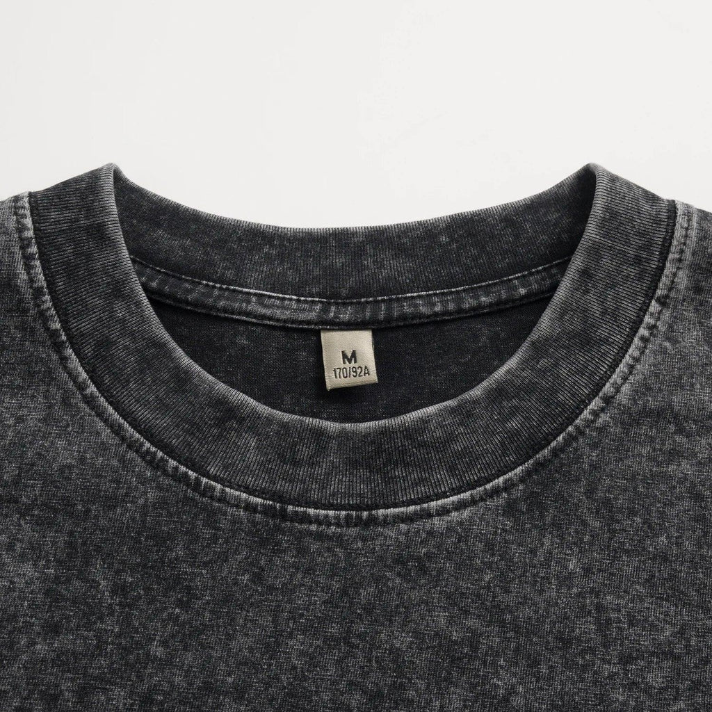 Men's Vintage Acid-Wash T-Shirt – Oversized Fit - product view 3