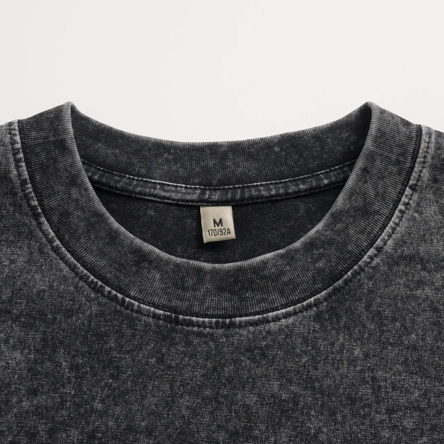 Men's Vintage Acid-Wash T-Shirt – Oversized Fit - product view 3